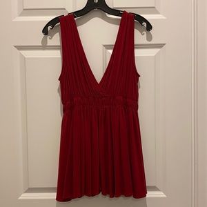 BCBG size M Cranberry red tank